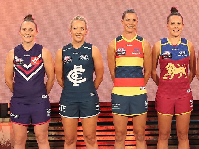 AFLW Season Launch and skippers Picture:Wayne Ludbey