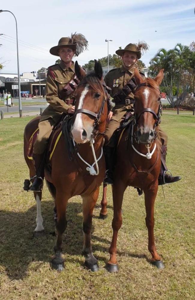 The pair both have a love of horse riding. Picture: Contributed