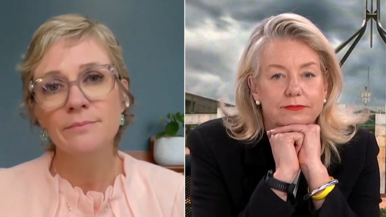 ‘Am I racist?’: Bridget McKenzie clashes with Zali Steggall over Palestinian visas