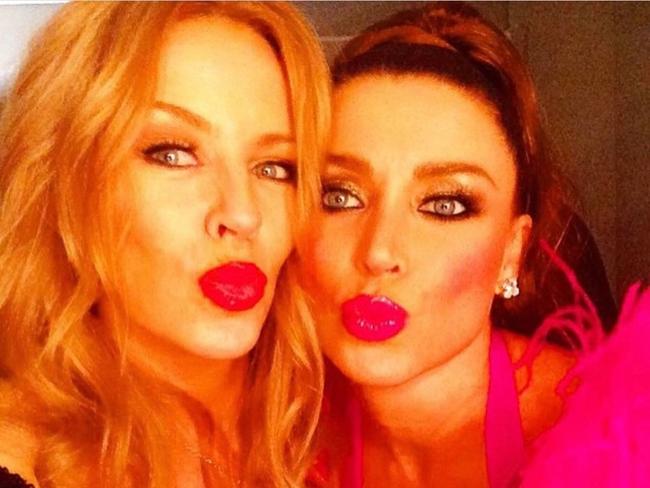 "Happy birthday to my gorgeous big sister @kylieminogue. Thanks for all the fun times. Keep spreading joy, and stay golden." Picture: @danniiminogue/Instagram