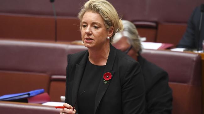 Deputy Nationals leader Bridget McKenzie in the senate today. Picture: AAP