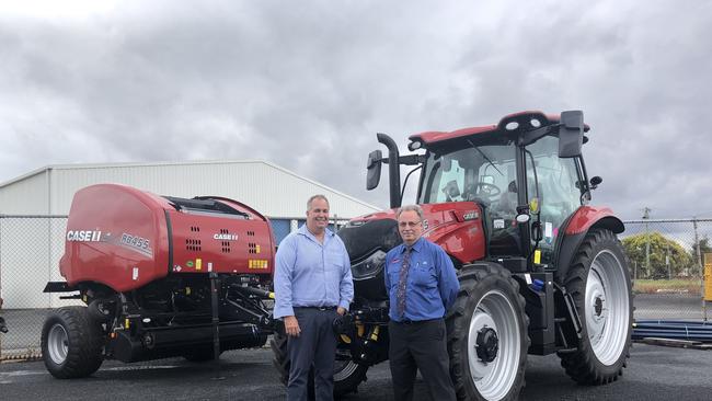 Photo: Craig Brimblecombe (left) and Noel Baines have joined forces to establish STAG Machinery Group. Photo supplied.