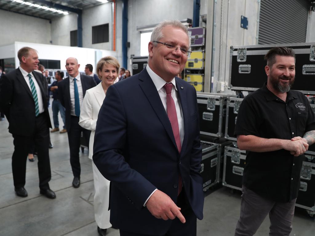 Prime Minister Scott Morrison says he wants businesses to ‘emerge strongly’ from the coronavirus crisis. Picture: NCA NewsWire