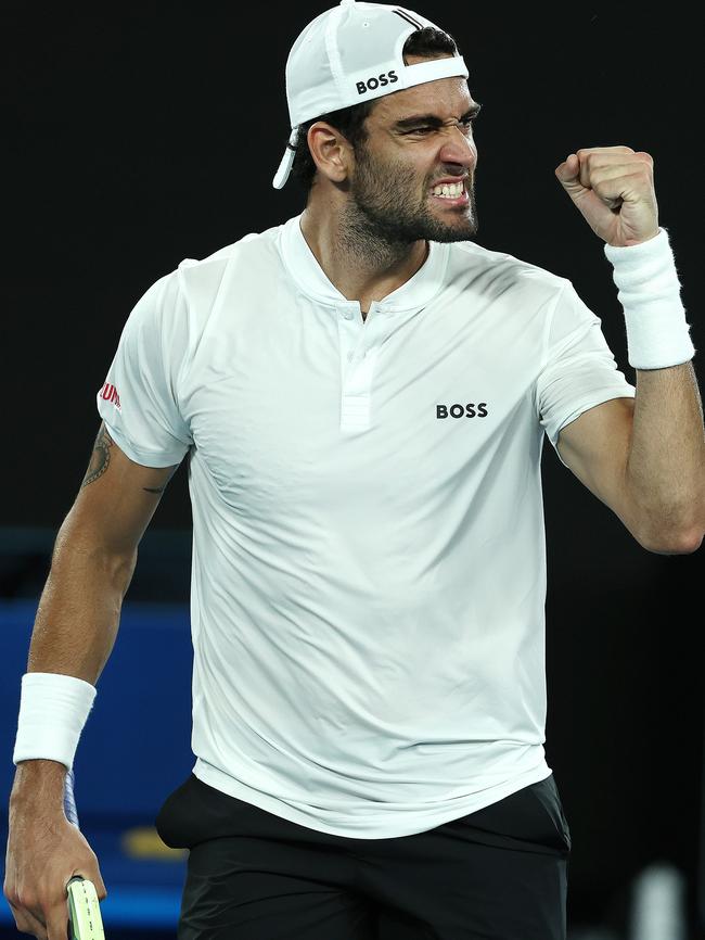 Matteo Berrettini made the 2021 Wimbledon final. Picture: Michael Klein