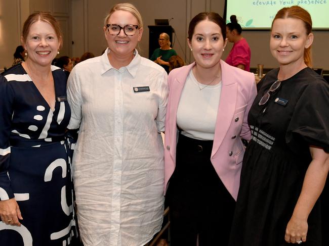 Renee Bennett, Jacqui Gage, Tracey Mayhew and Kirsty Keyes. Picture: Evan Morgan