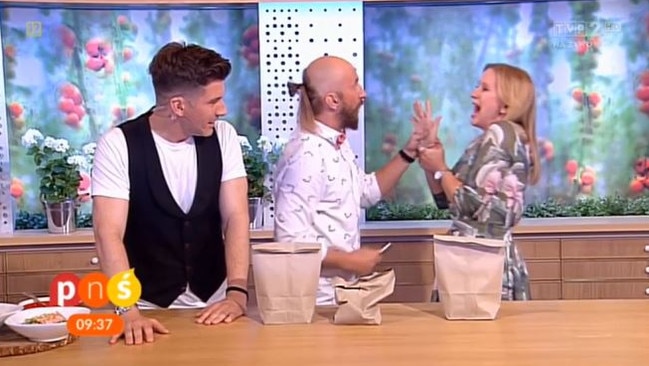 TV presenter impales hand on a nail during a failed magic ...