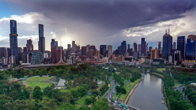 Dark clouds: Melbourne is named after an advocate of slave trading so really should be renamed. Picture: Alex Coppel.