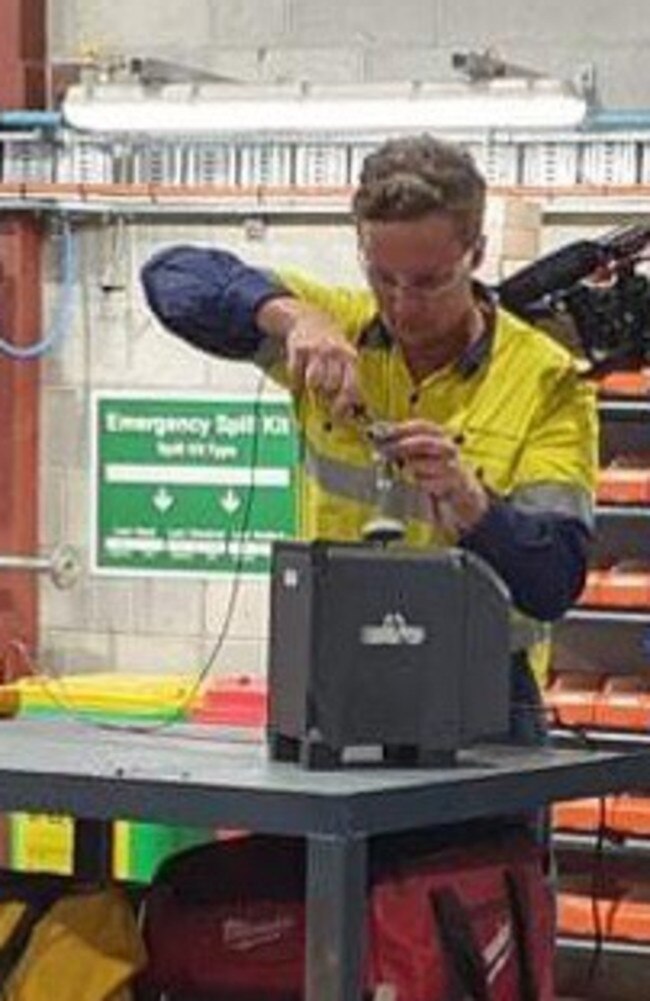 Liam Williams has been working as an electrician for 10 years. Photo: Liam Williams.