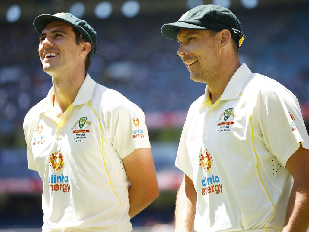 Scott Boland has influenced Pat Cummins’ opinion of the Australia Day date. Picture: Daniel Pockett/Getty Images