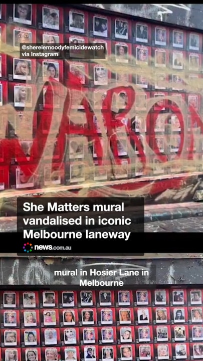She Matters mural vandalised in iconic Melbourne laneway