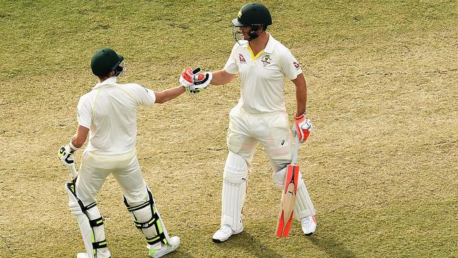 Steve Smith and Mitch Marsh have put the Aussies in a strong position.