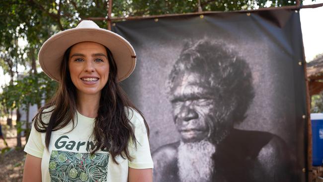 Courtney Rawson from Shellharbour, Wiradjuri on day three of Garma Festival, on Sunday August 6. Picture: Pema Tamang Pakhrin