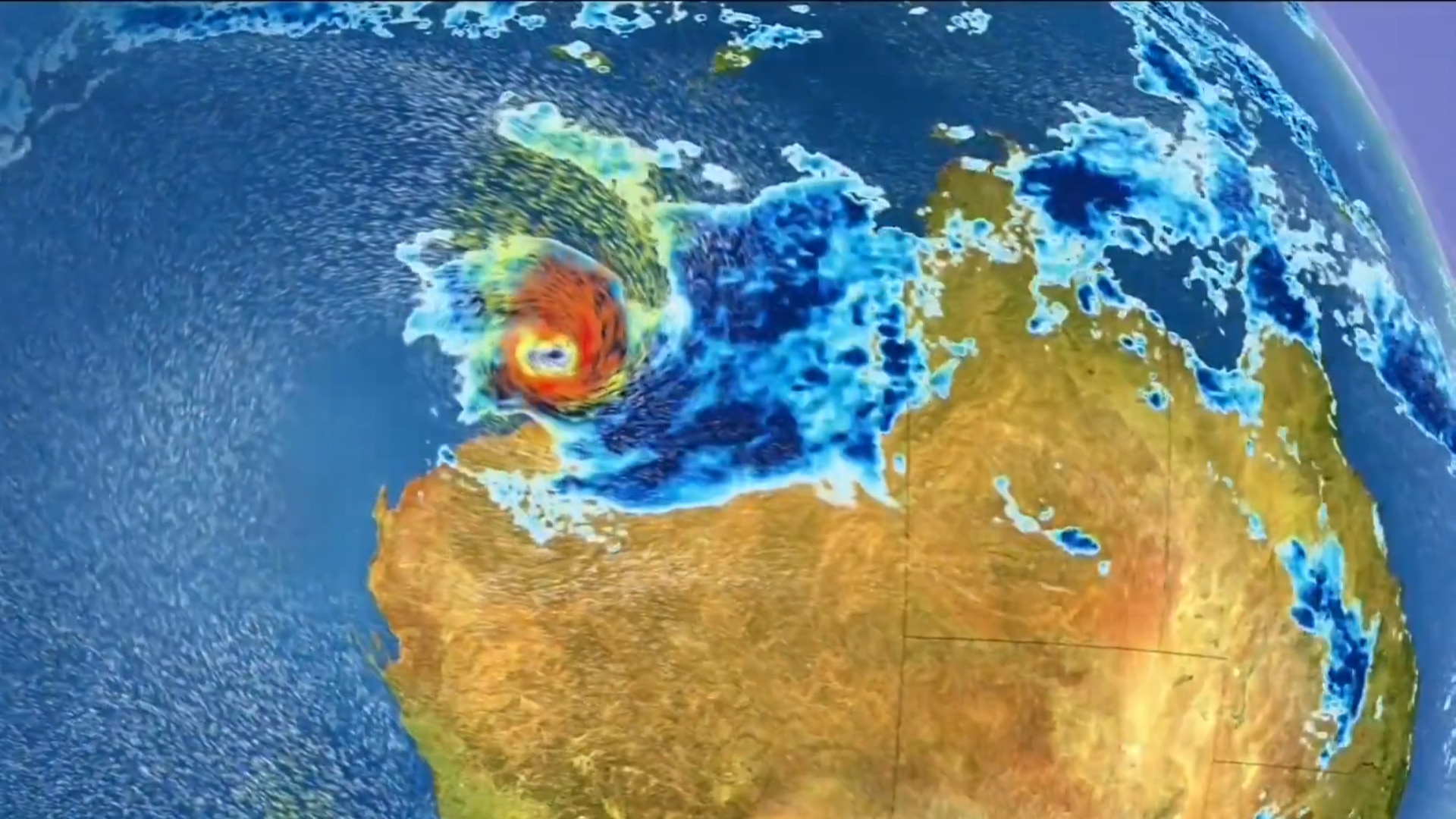 Tropical Cyclone Zelia intensifies to category five storm