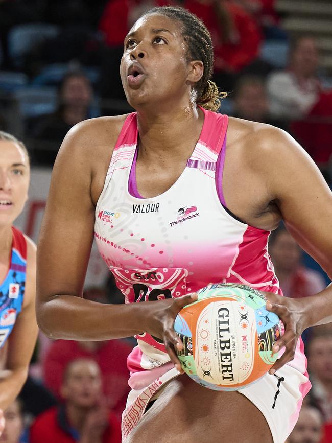 Romelda Aiken-George trails, but not by much. Picture: Brett Hemmings/Getty Images
