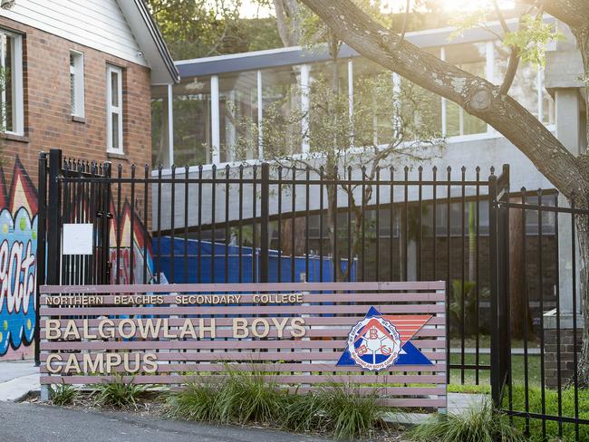 The Balgowlah Boys’ Campus will be upgraded. Picture: Troy Snook