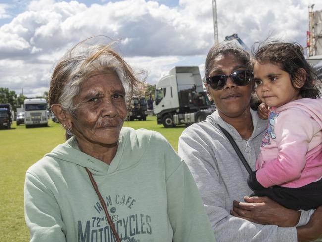 Juanita Hudson, Jenae Hudson, Glenda Hudson Mildura Show 2024. Picture: Noel Fisher