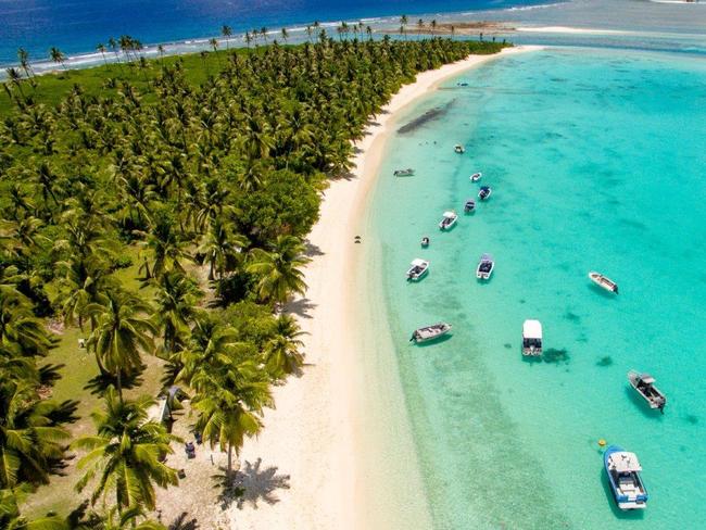 ESCAPE. BRAD FARMER'S BEST BEACHES. Cossies Beach, Cocos (Keeling) Islands. Picture: Supplied