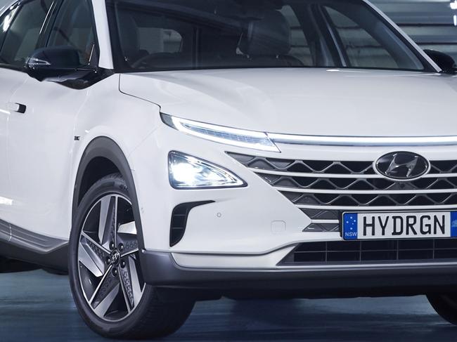 2021 Hyundai Nexo hydrogen fuel cell vehicle.