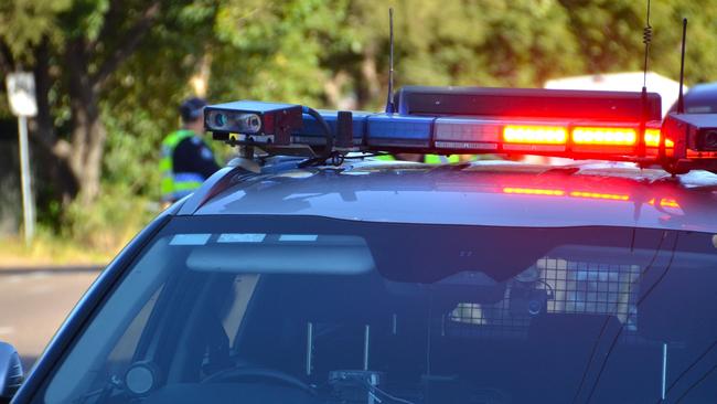 Police investigating a Girraween fatal accident. Picture: Natasha Emeck