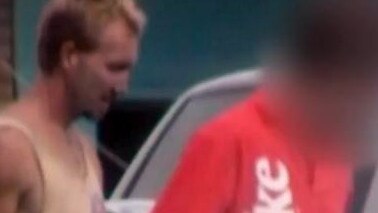 Douglas Jackway captured in police surveillance which was used in the Daniel Morcombe trial. Picture: Supplied