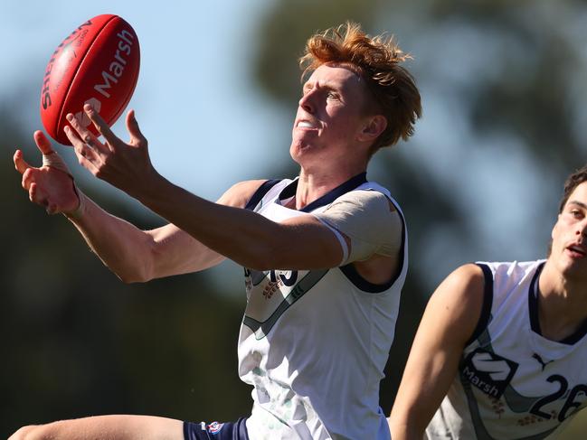 Carlton father-son prospect Harry Dean was huge in defence for Vic Country. Picture: Getty Images