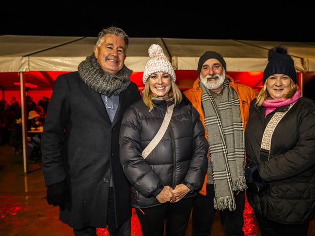 Willie Smith's Midwinter Festival Huonville - Warren Yates, Jenny Sparks, Andy Robinson and Kate de Kaste. Picture: Caroline Tan
