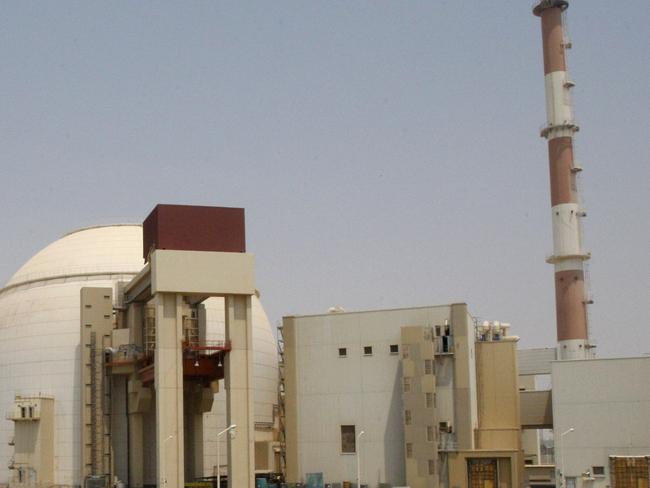 The reactor building of the Bushehr nuclear power plant in southern Iran.