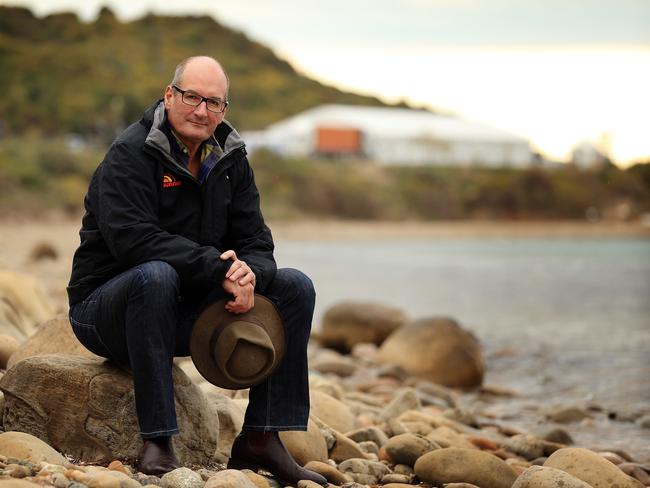 “We have got to be there” ...<i> Sunrise </i>host David Koch on the shores of Gallipoli.