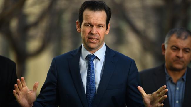 Matt Canavan is calling for Australia to legalise e-cigarettes after the government implemented a 12-month ban. Picture: AAP