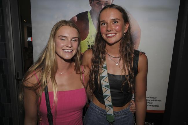 <p>Ruby McSweeney and Molly Shivnan. The Pulse for Shaw and Partners Shannon Eckstein Ironman Classic awards evening at Northcliffe Surf Lifesaving Club Saturday the 11th of February. Picture: Marcelo Lang</p>