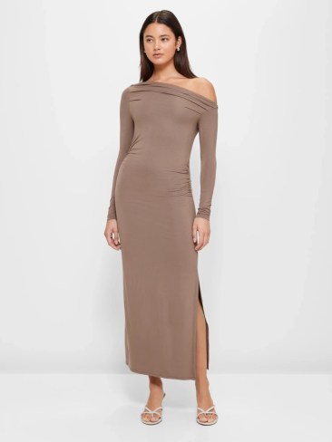 Lily Loves Ruched Long Sleeve Dress. Picture: Target.