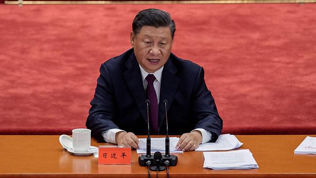 The ruling Chinese Communist Party has announced its vision for China in 2035. Pictured: Chinese President Xi Jinping. Picture: AFP