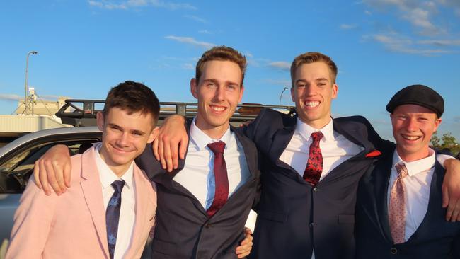 Students arriving at the Kingaroy State High School Formal at Kingaroy Town Hall on November 11.