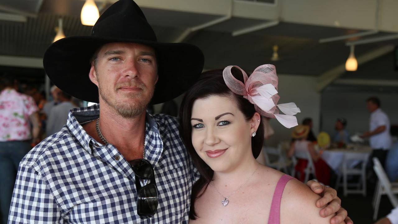 Jamie and Krystel Paul at the races in 2017.