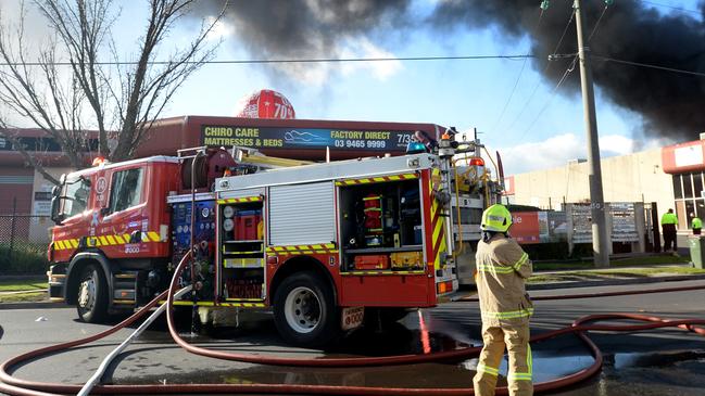 A private residence in North Rockhampton has caught alight.