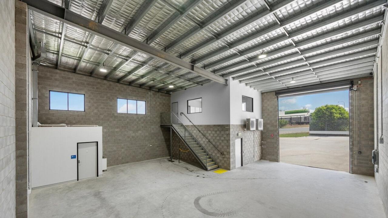 Inside one of the warehouse tenancies at Townsville Enterprise Park. Picture: Colliers.