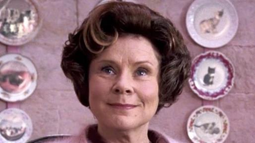 Professor Dolores Umbridge from the movie Harry Potter And The Order of The Phoenix played by actress Imelda Staunton. Supplied