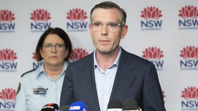 NSW Premier Dominic Perrottet urged the public to follow the latest flood and safety advice. Picture: NCA NewsWire / Monique Harmer