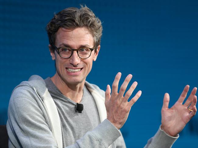 Jonah Peretti, Founder and CEO, Buzzfeed, speaks at the Wall Street Journal Digital Conference in Laguna Beach, California, U.S. October 18, 2017. REUTERS/Lucy Nicholson - RC13AE414600