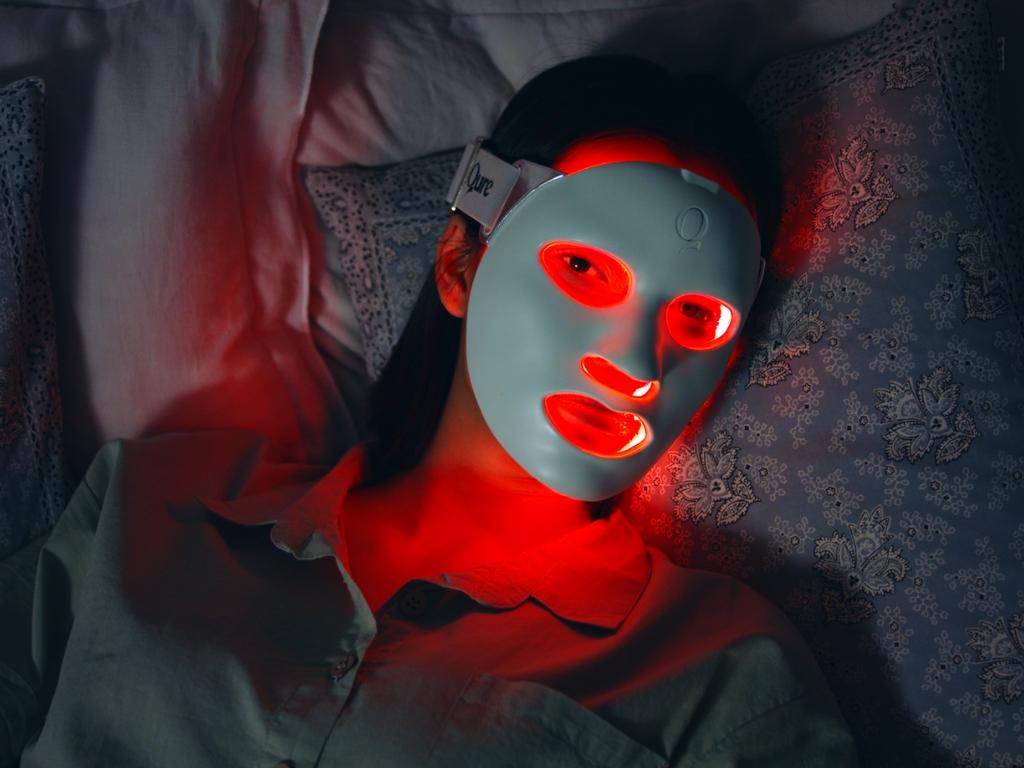 Q-Rejuvalight Pro LED Mask. Picture: Qure Skincare.