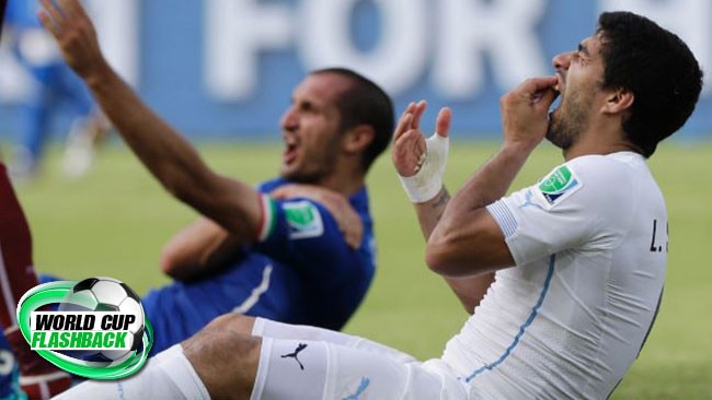 30 Greatest World Cup moments: Luis Suarez’s incredible brain explosion.