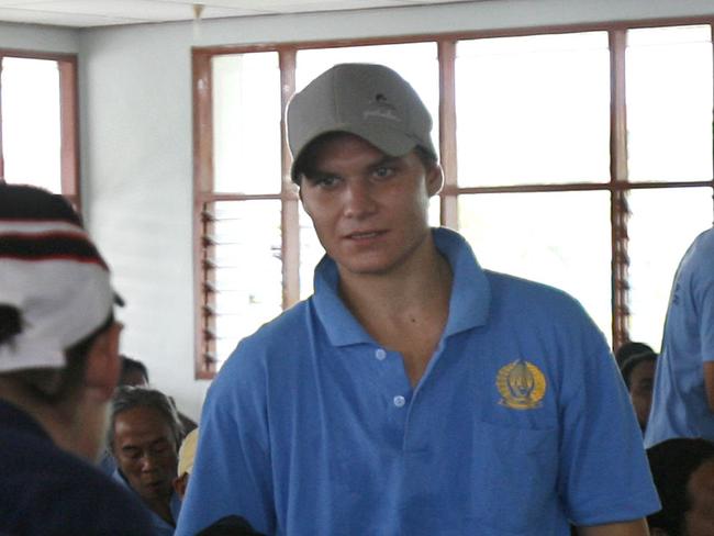 Bali Nine convicted member Scott Rush, pictured in Kerobokan Jail in December 2007.