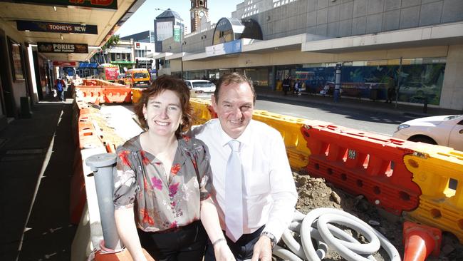 Disgraced former mayor Paul Pisasale with former Ipswich MP Rachel Nolan in 2011.