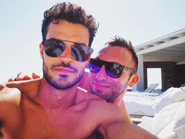 Ryan Channing and Ian Thorpe as seen on instagram posts . Pic: Instagram @ryanchanning