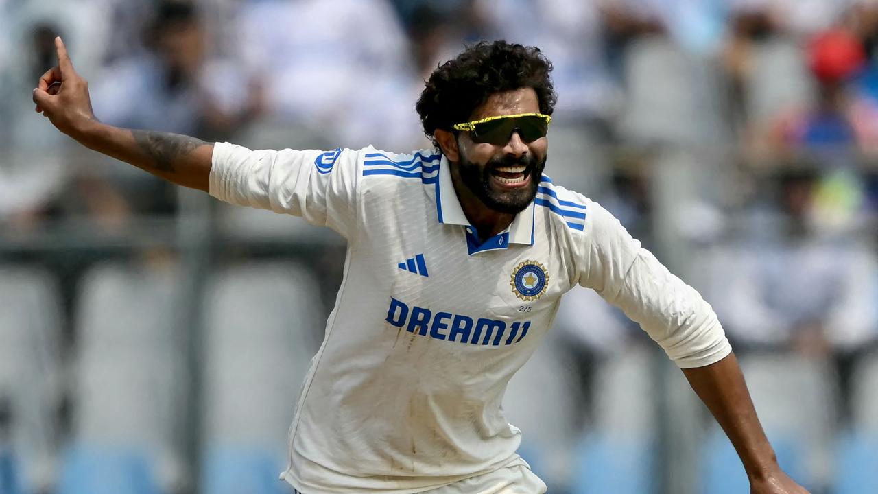 India's Ravindra Jadeja. Photo by INDRANIL MUKHERJEE / AFP