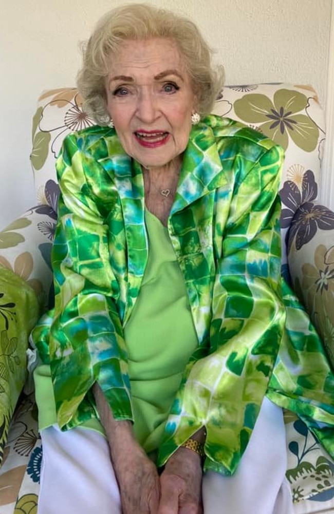 Betty White's former assistant shared the last known photo of the late TV legend. Picture: Facebook