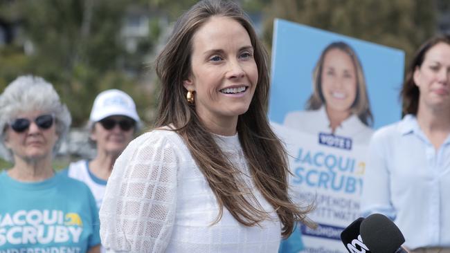 Independent candidate Jacqui Scruby is likely to take the blue-ribbon seat of Pittwater from the Liberals.