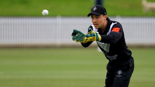 Western Suburbs wicketkeeper in a recent Kingsgrove Sports T20 Cup match.