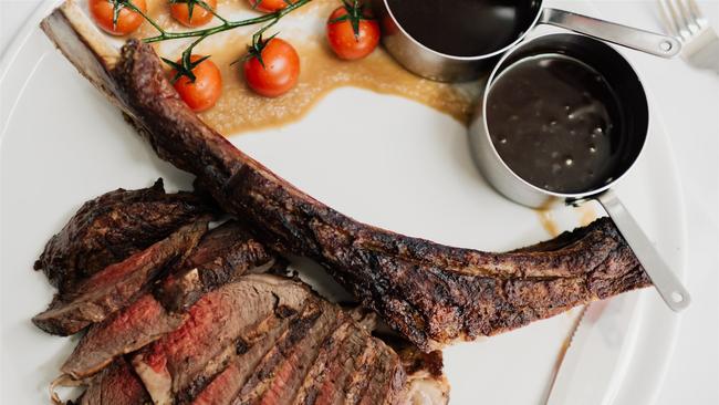 Tomahawk steak from Seafire at Glenelg.