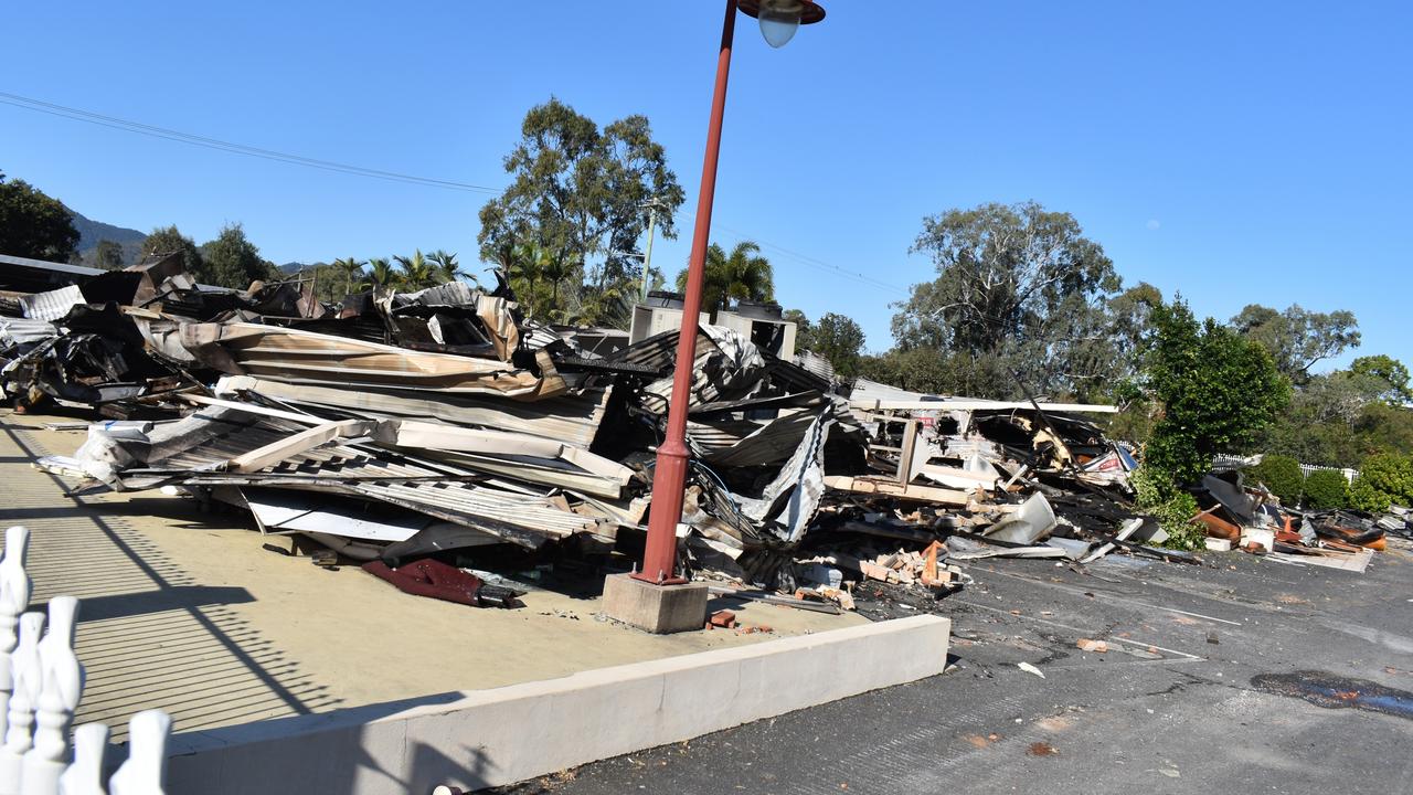 The mess left at the Oasis Church.